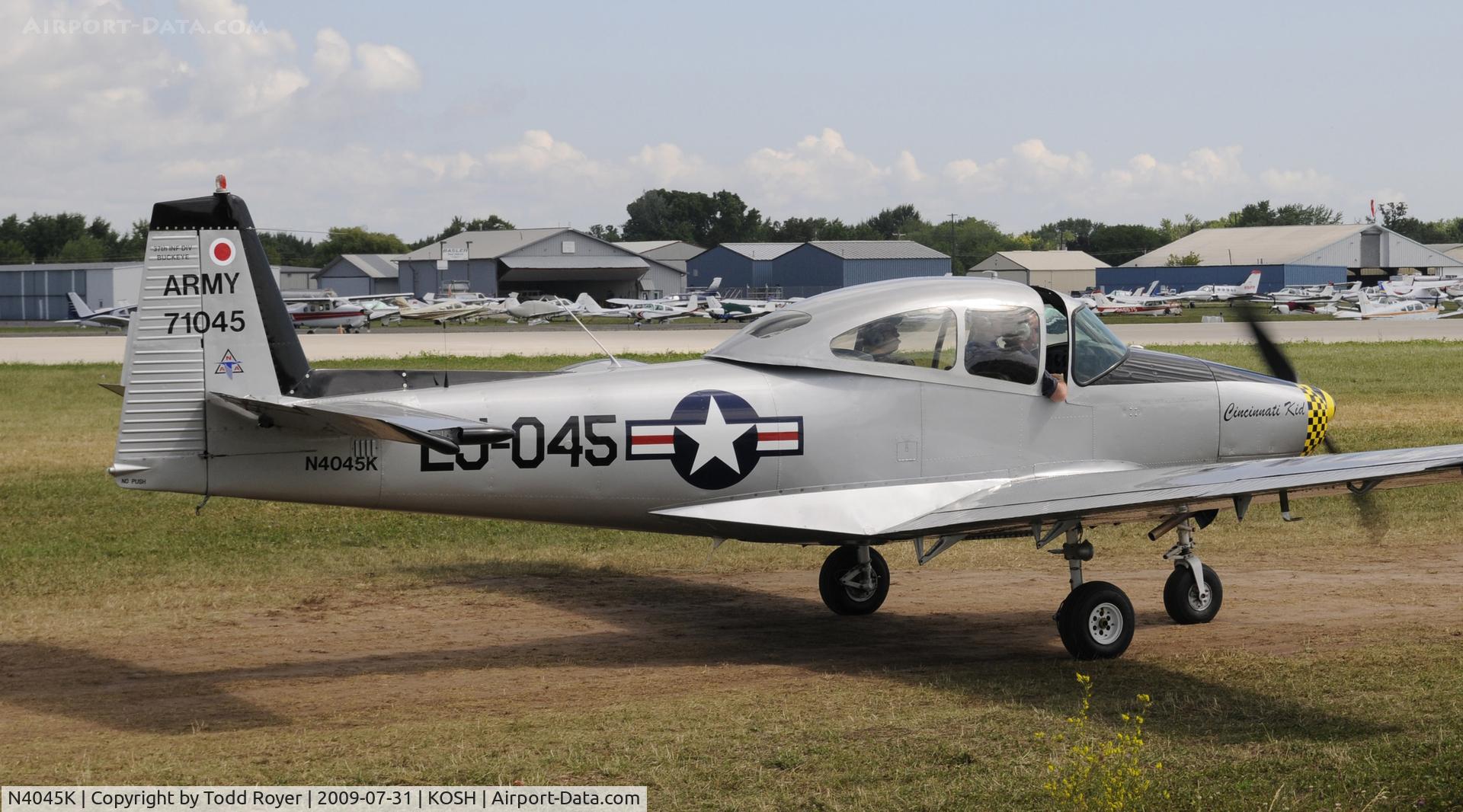 N4045K, 1947 North American Navion C/N NAV-4-1045, EAA AIRVENTURE 2009