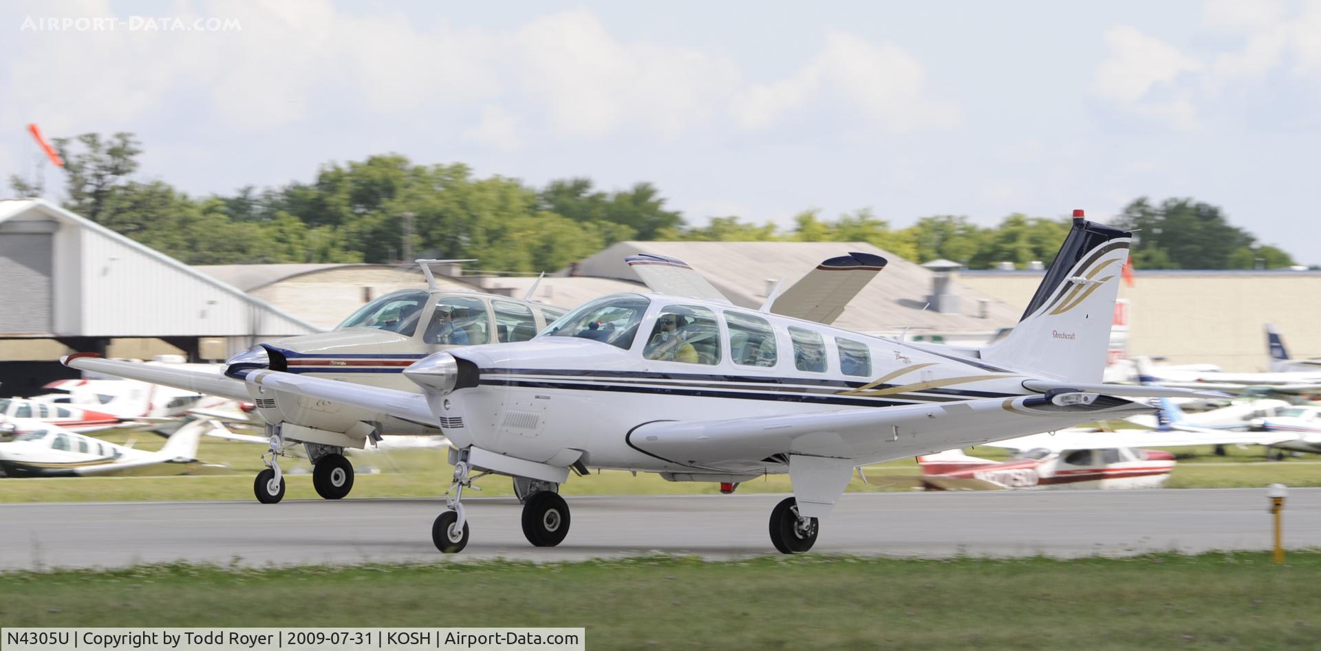 N4305U, 2000 Raytheon Aircraft Company A36 Bonanza C/N E-3305, EAA AIRVENTURE 2009