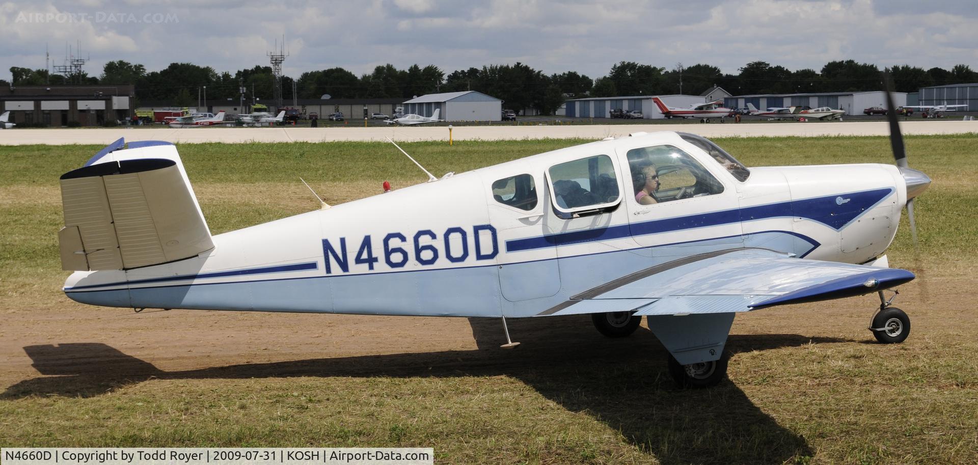 N4660D, 1956 Beech H35 Bonanza C/N D-4885, EAA AIRVENTURE 2009