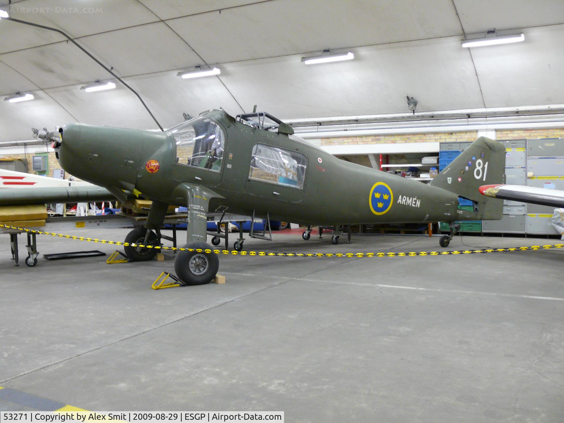 53271, Dornier Do-27A-4 C/N 2099, Dornier FPL53/Do27A4 53271/81 Swedish Army
