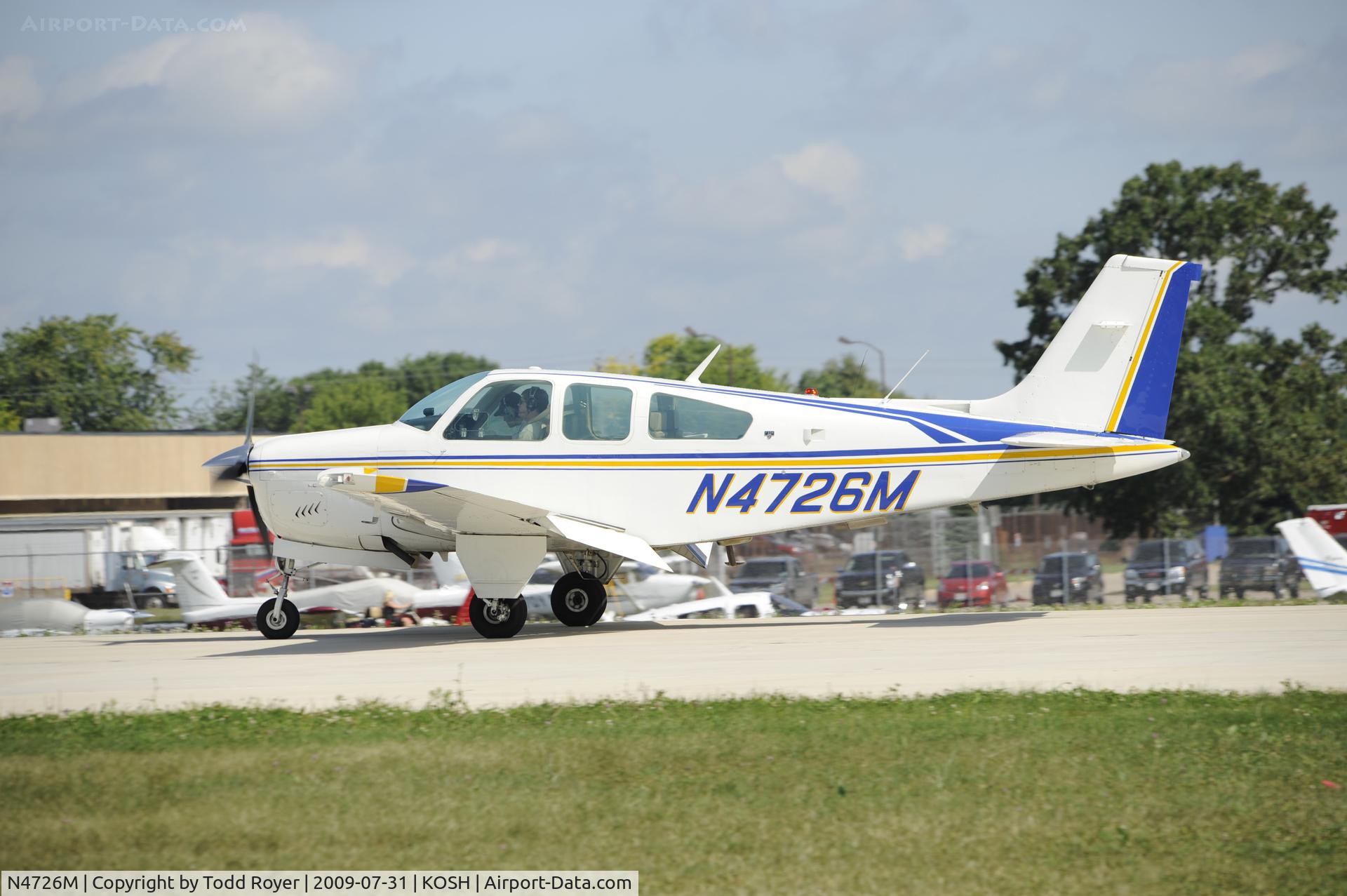 N4726M, 1978 Beech F33A Bonanza C/N CE-778, EAA AIRVENTURE 2009