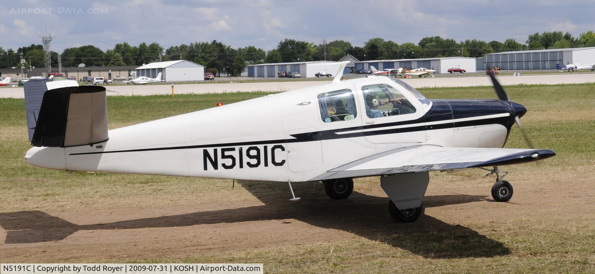 N5191C, 1950 Beech B35 Bonanza C/N D-2473, EAA AIRVENTURE 2009