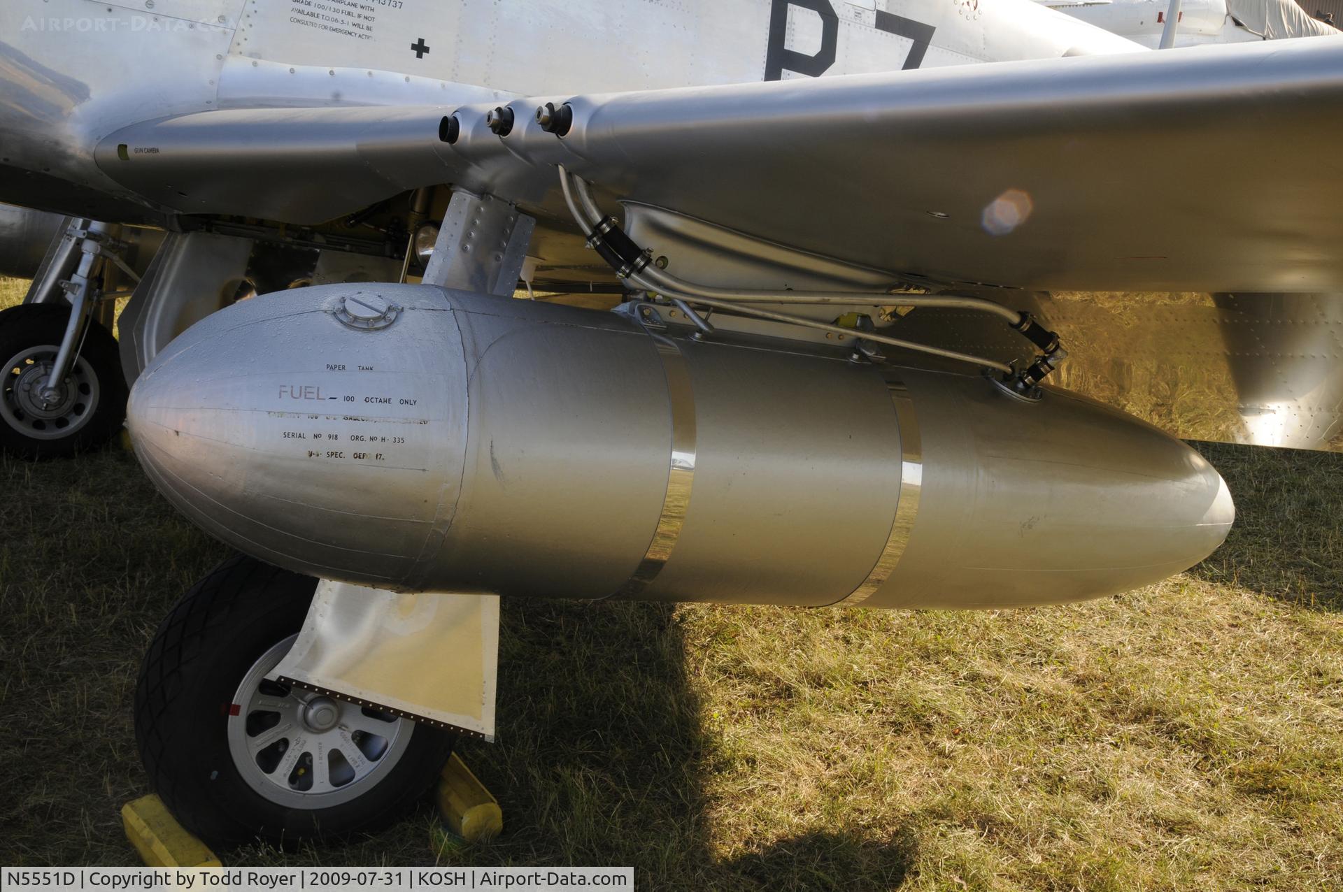 N5551D, North American P-51D Mustang C/N 124-48258 (45-11495), EAA AIRVENTURE 2009