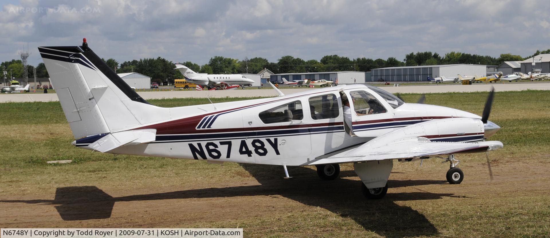 N6748Y, 1980 Beech 95-B55 (T42A) Baron C/N TC-2317, EAA AIRVENTURE 2009