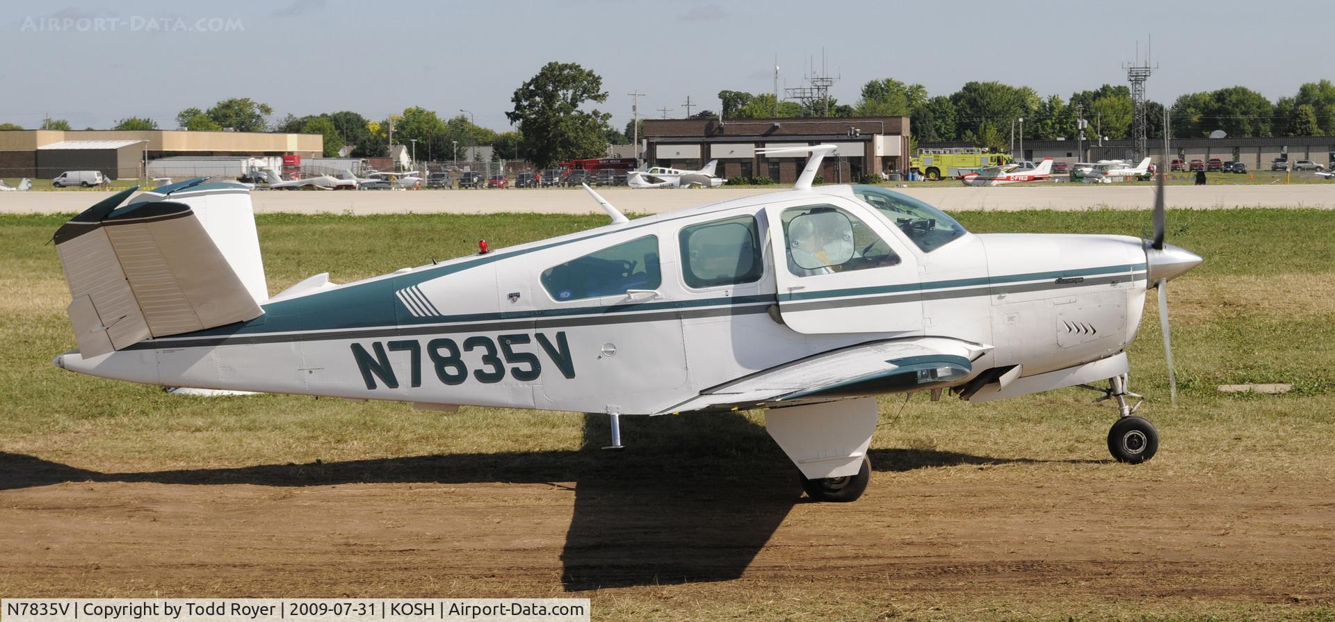 N7835V, 1978 Beech V35B Bonanza C/N D-10155, EAA AIRVENTURE 2009