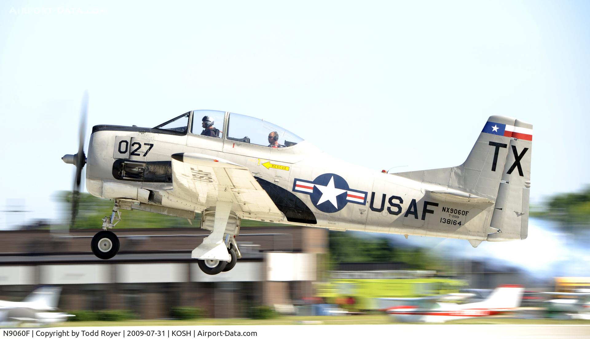 N9060F, 1957 North American T-28B Trojan C/N 200-235 (138164), EAA AIRVENTURE 2009