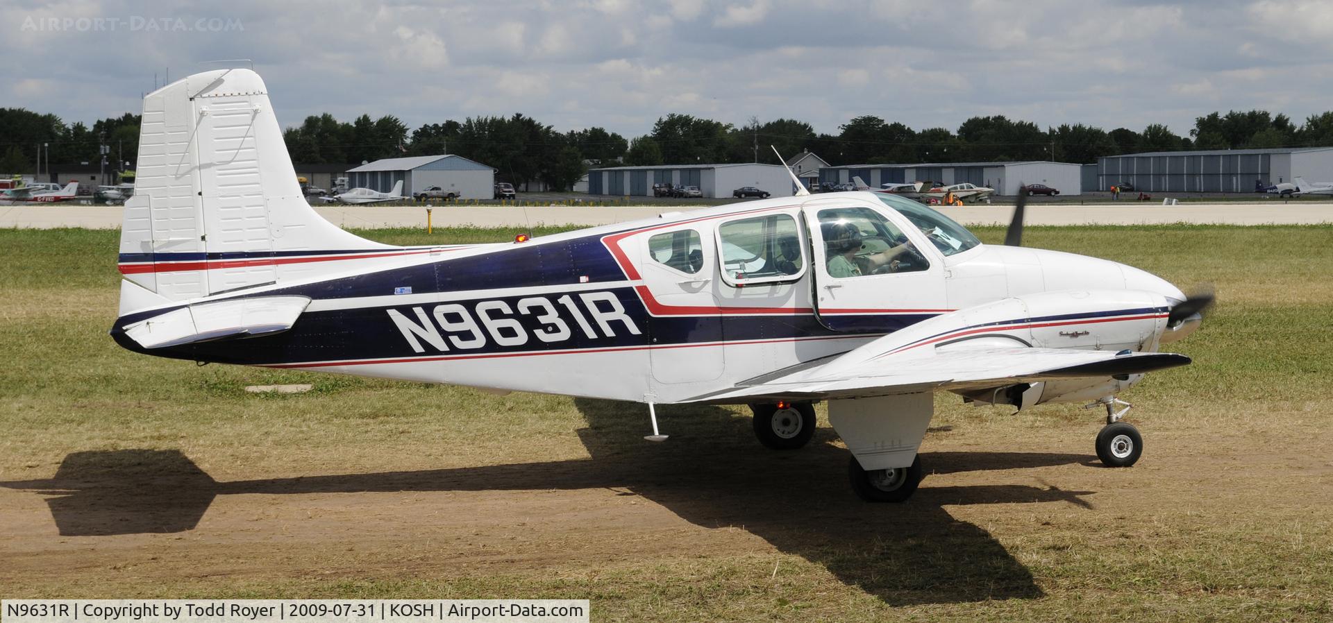 N9631R, 1959 Beech B95 Travel Air C/N TD-314, EAA AIRVENTURE 2009