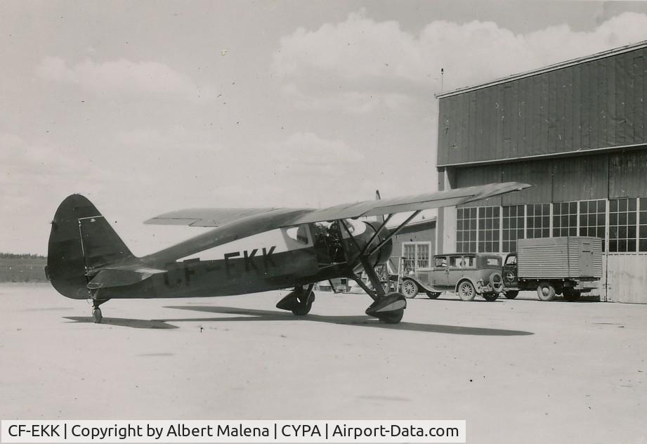 CF-EKK, 1946 Fairchild 24W-46 C/N W46324, Fairchild 24 with Warrner Scarb