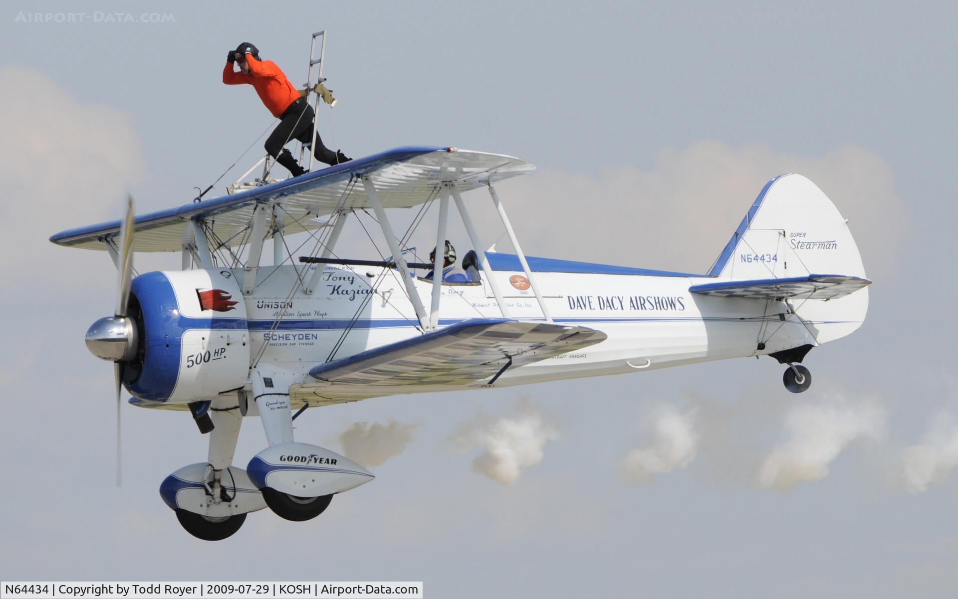N64434, 1943 Boeing B75N1 C/N 75-7979, EAA AIRVENTURE 2009