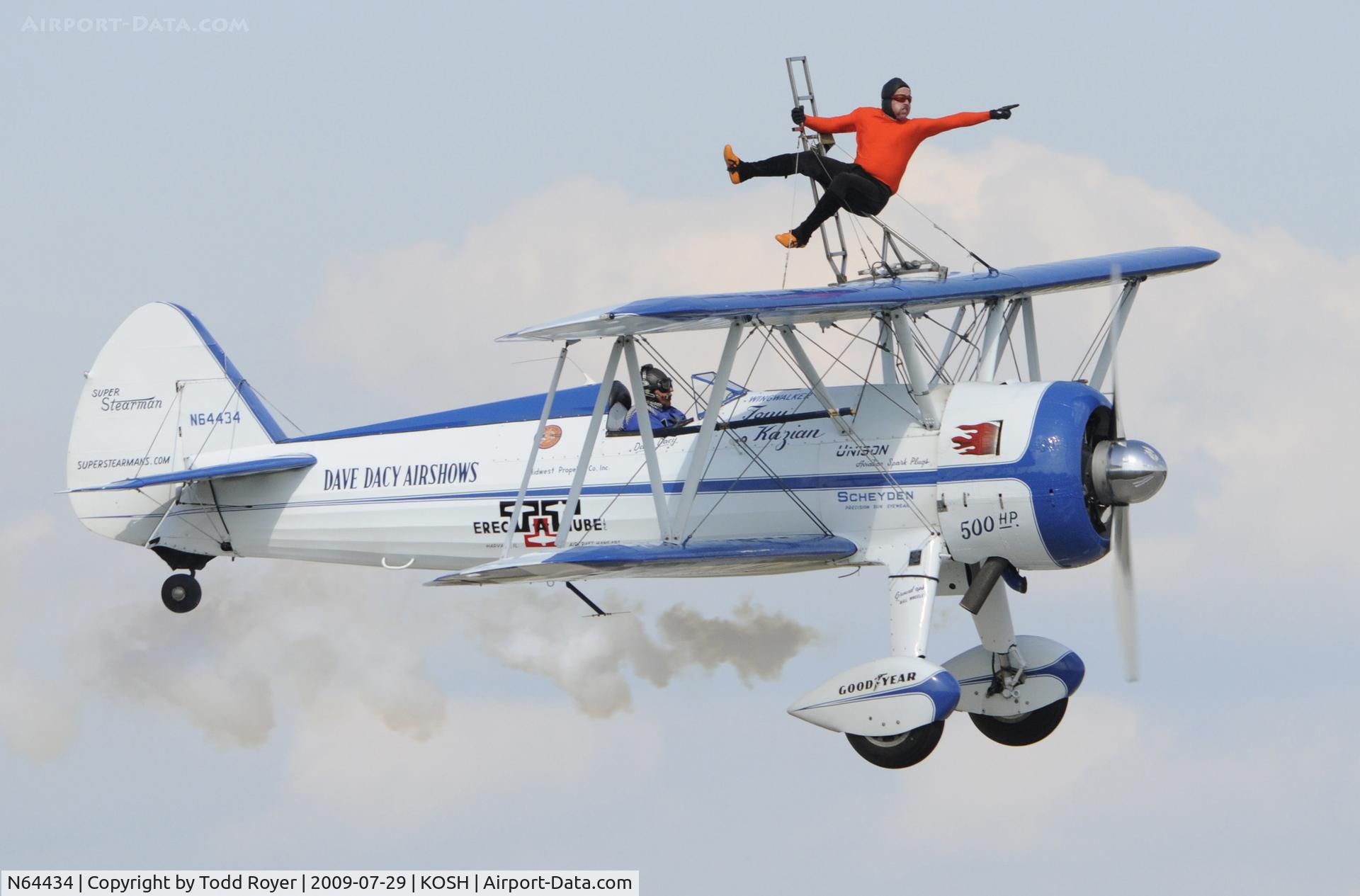 N64434, 1943 Boeing B75N1 C/N 75-7979, EAA AIRVENTURE 2009