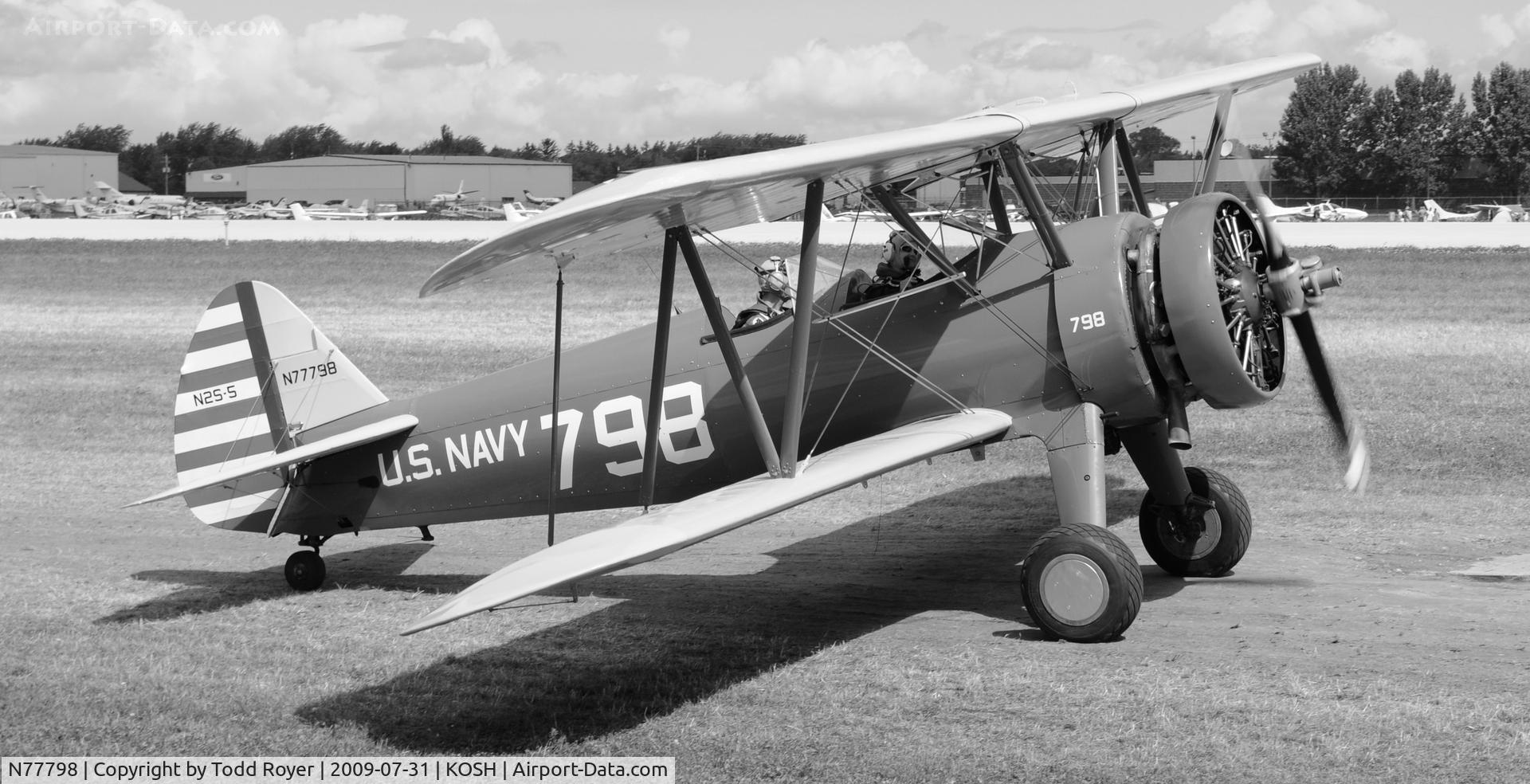 N77798, 1943 Boeing E75 C/N 75-8333, EAA AIRVENTURE 2009