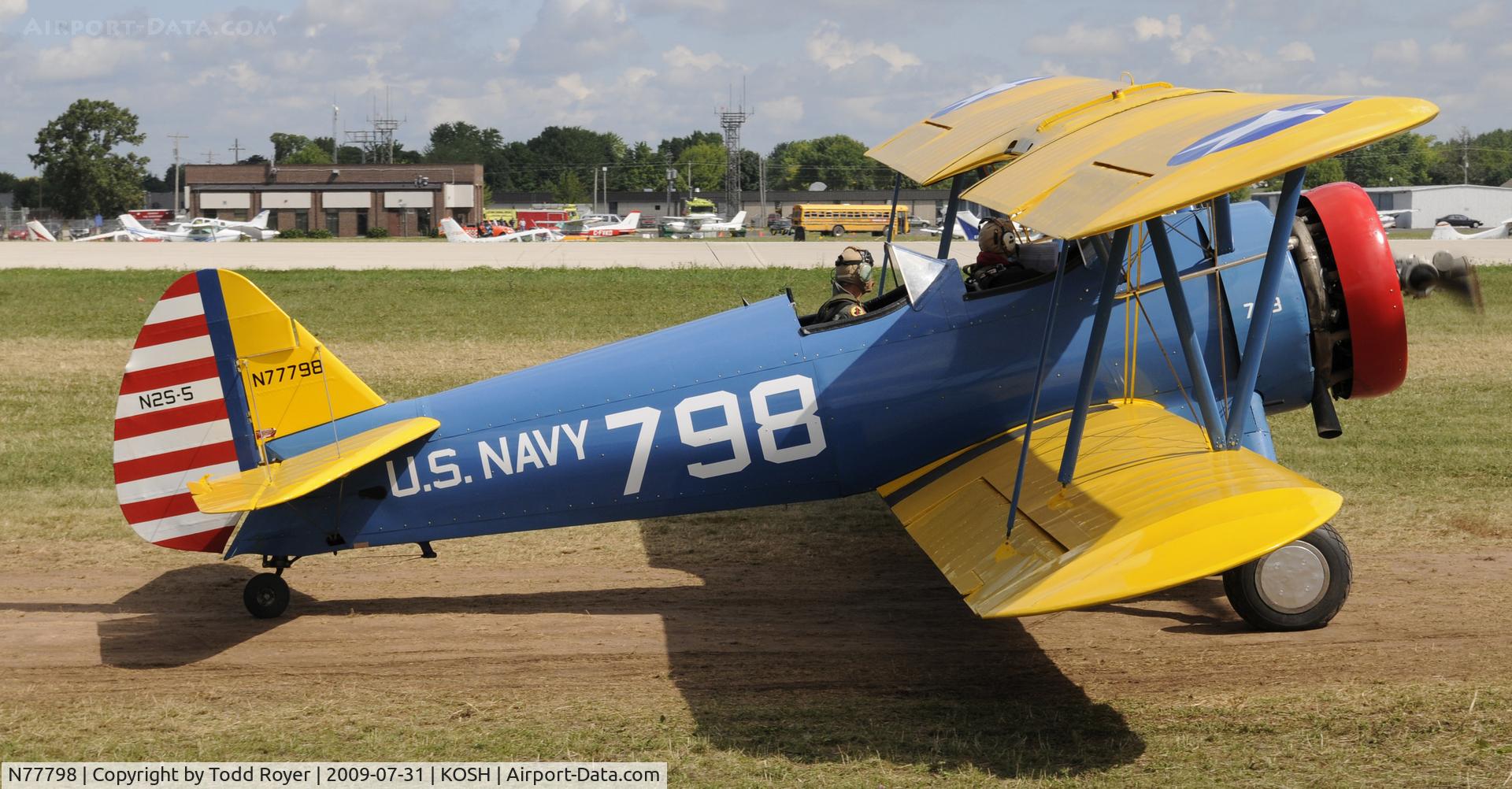 N77798, 1943 Boeing E75 C/N 75-8333, EAA AIRVENTURE 2009