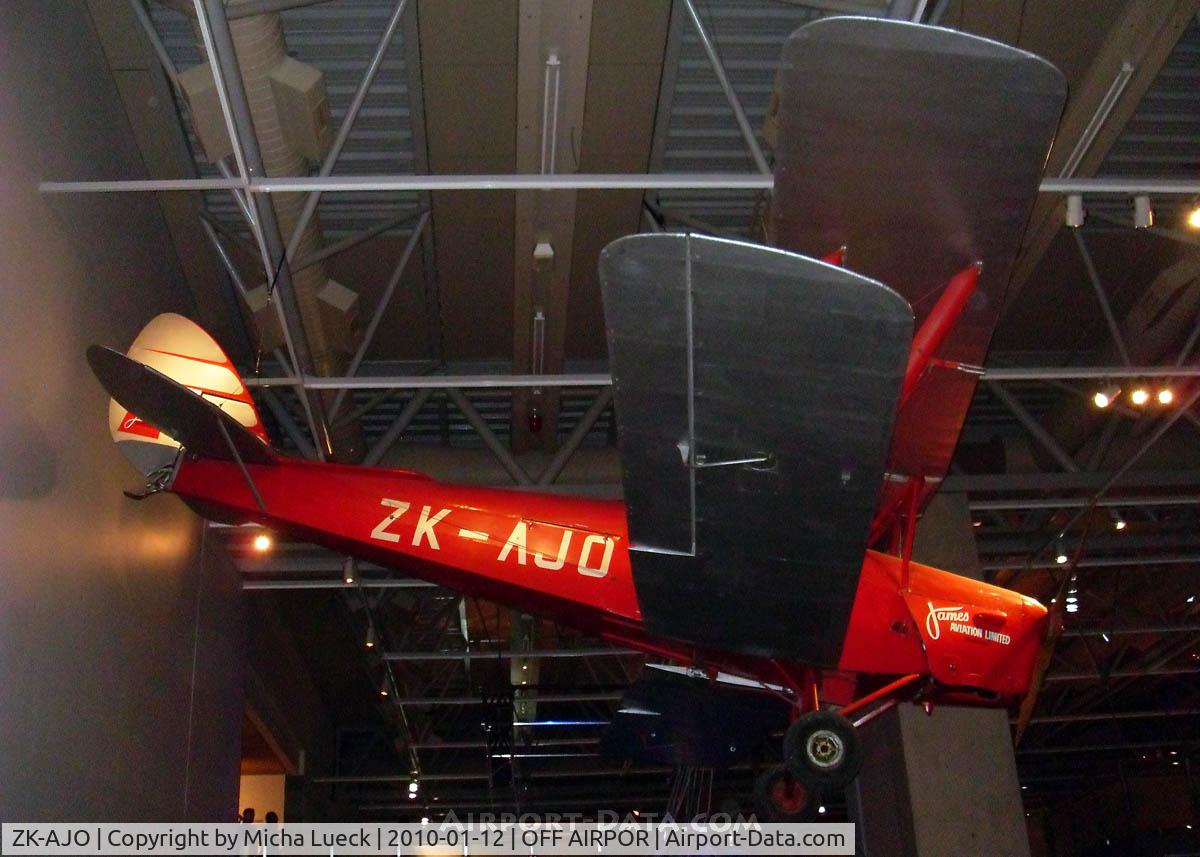 ZK-AJO, 1941 De Havilland Australia DH-82A Tiger Moth C/N DHA489, At Te Papa