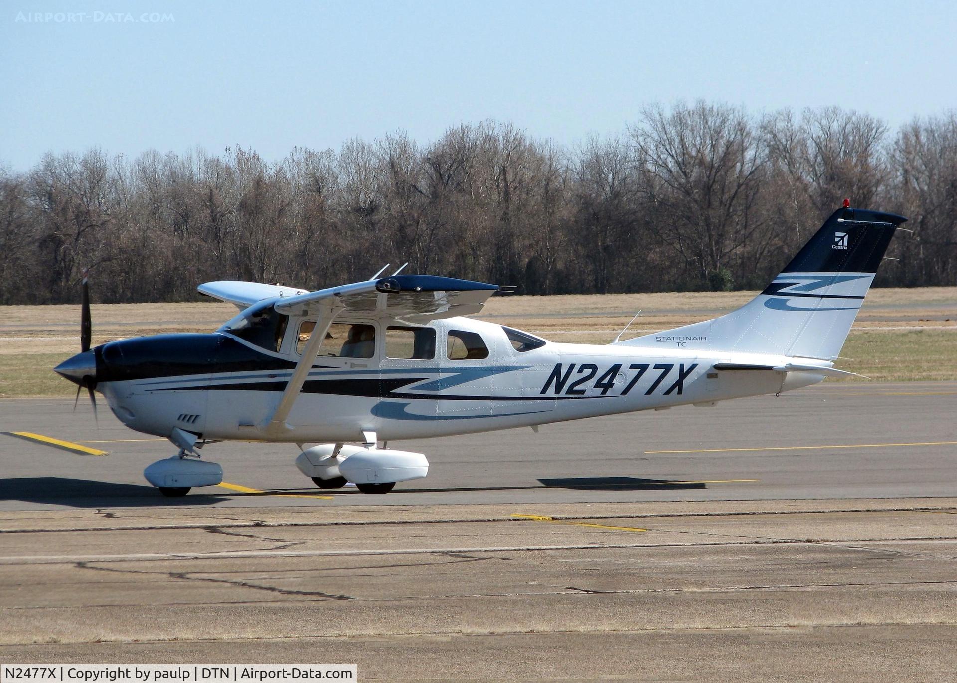 N2477X, 2007 Cessna T206H Turbo Stationair C/N T20608762, At Downtown Shreveport.
