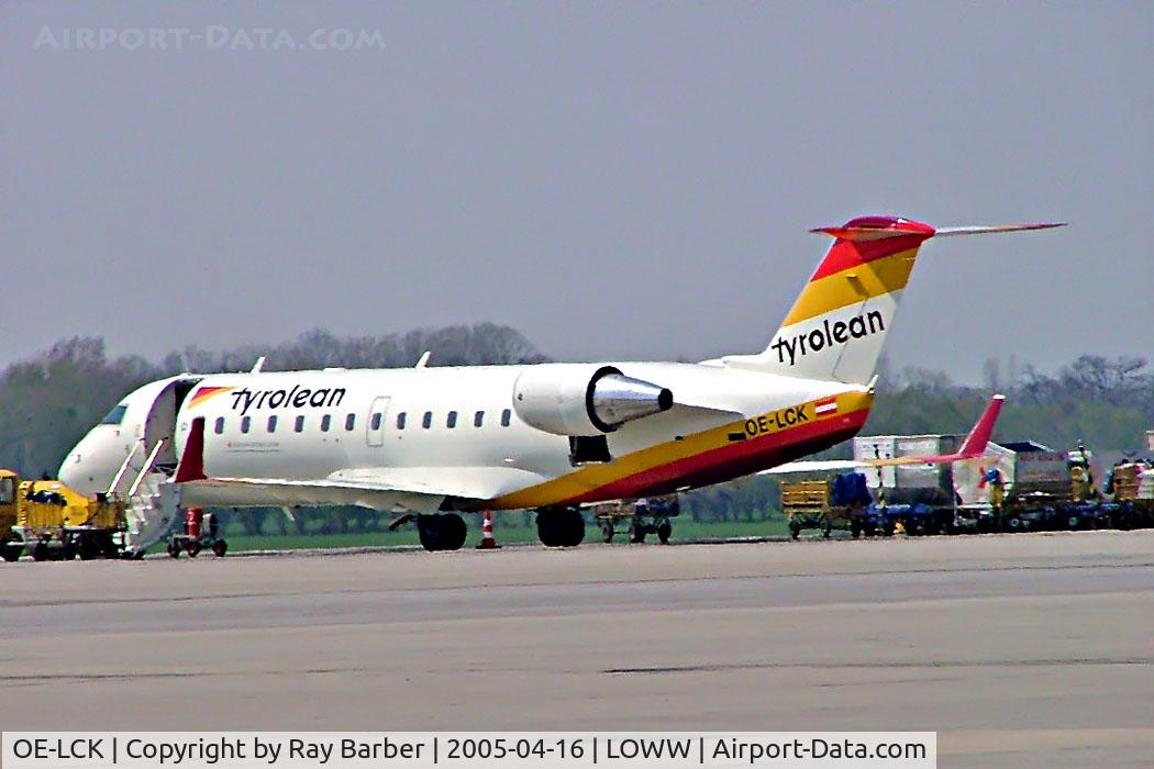OE-LCK, 1997 Canadair CRJ-200LR (CL-600-2B19) C/N 7148, Canadair CRJ- 200LR [7148] (Tyrolean Airways) Vienna~OE 16/04/2005.