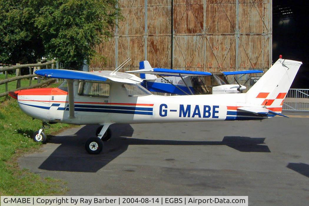 G-MABE, 1974 Reims F150L C/N 1119, Seen here parked visiting Shobdon.