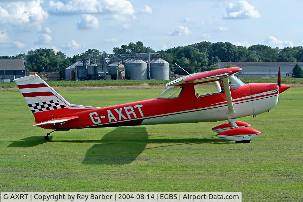 G-AXRT, 1970 Reims FA150K Aerobat C/N 0018, Seen parked at Shobdon. Makes a change to see a Reims built one as a tail dragger.