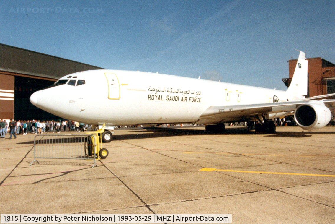 1815, Boeing KE-3A C/N 23426, KE-3A Sentry of 18 Squadron Royal Saudi Air Force on display at the 1993 Mildenhall Air Fete.
