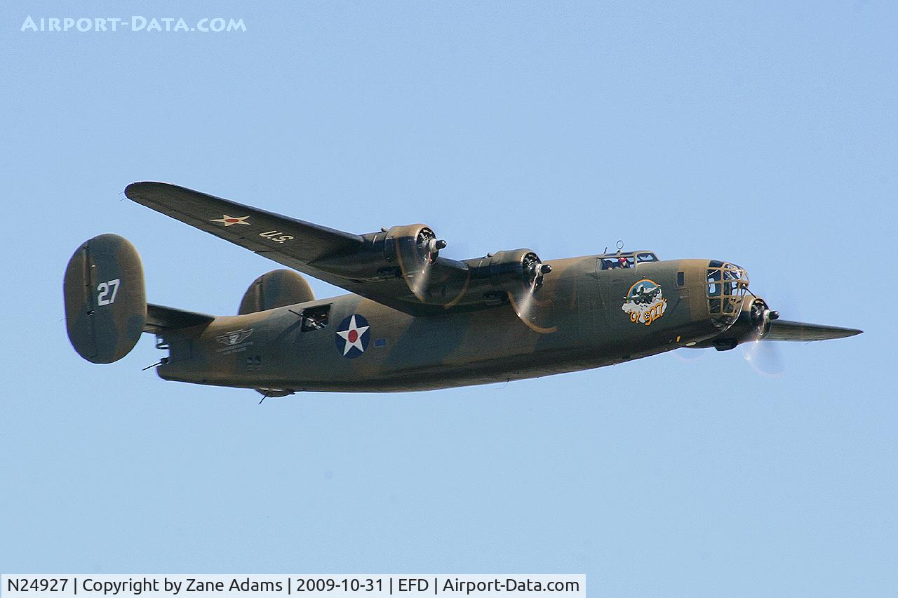 N24927, 1940 Consolidated Vultee RLB30 (B-24) C/N 18, CAF B-24A at the Wings Over Houston Airshow