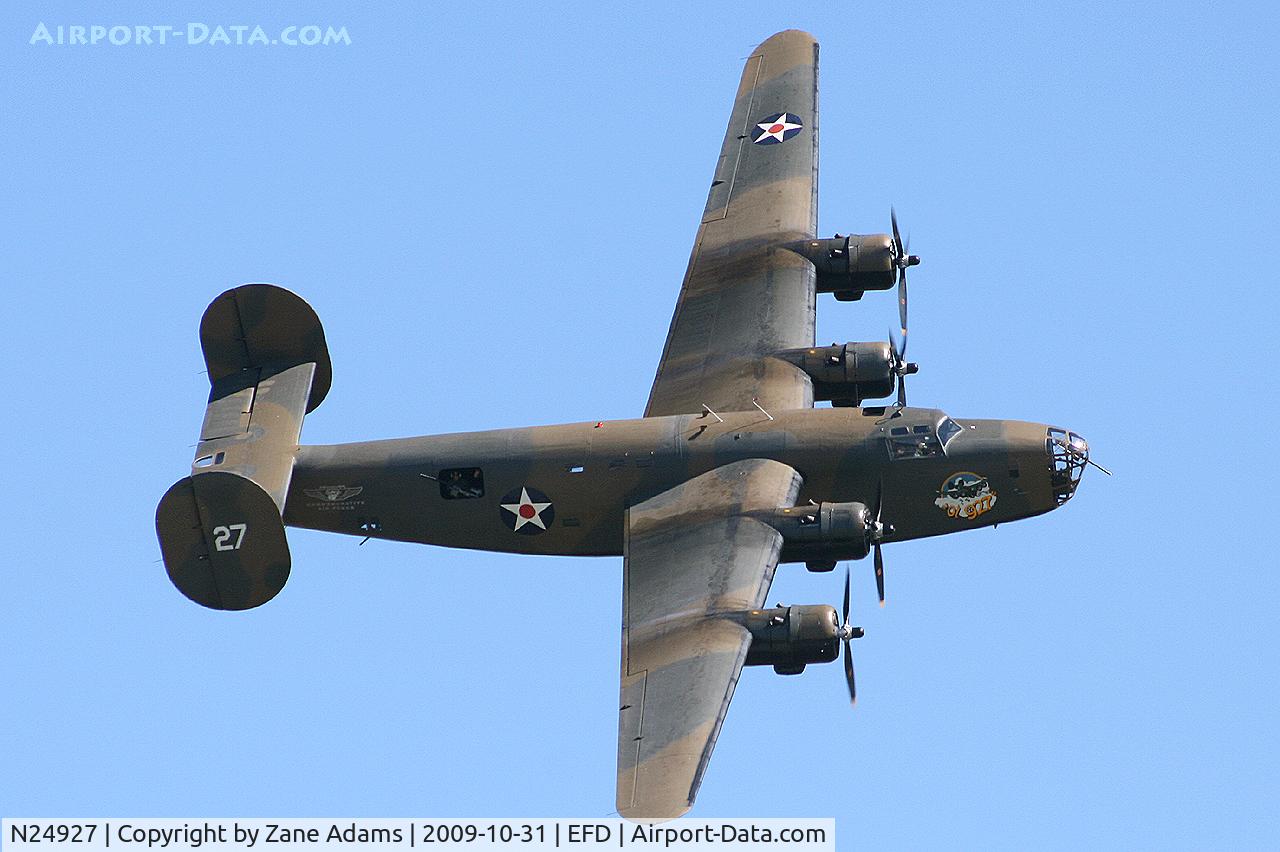 N24927, 1940 Consolidated Vultee RLB30 (B-24) C/N 18, CAF B-24A at the Wings Over Houston Airshow