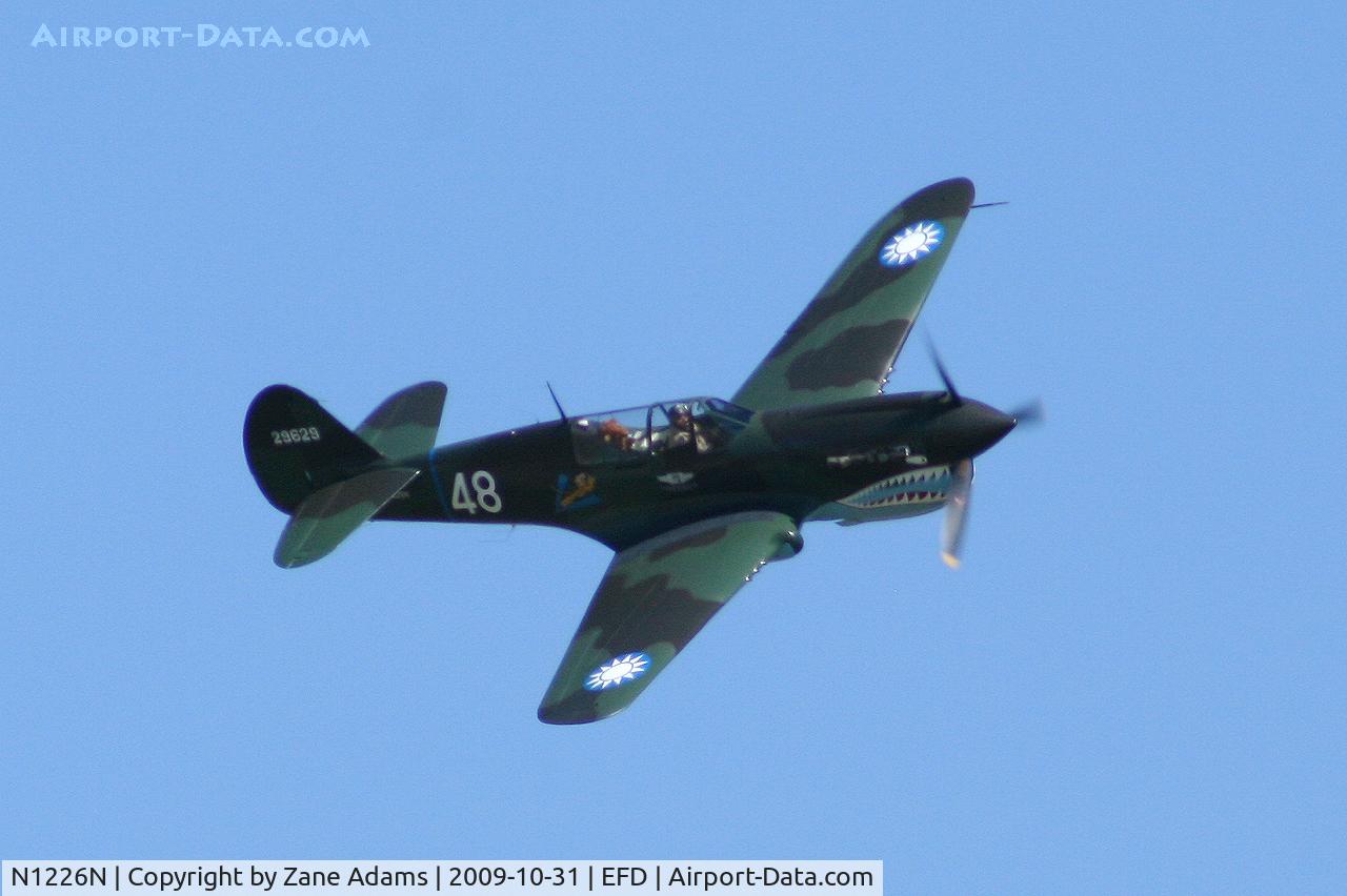 N1226N, Curtiss P-40N Warhawk C/N 29629, CAF P-40 at the Wings Over Houston Airshow