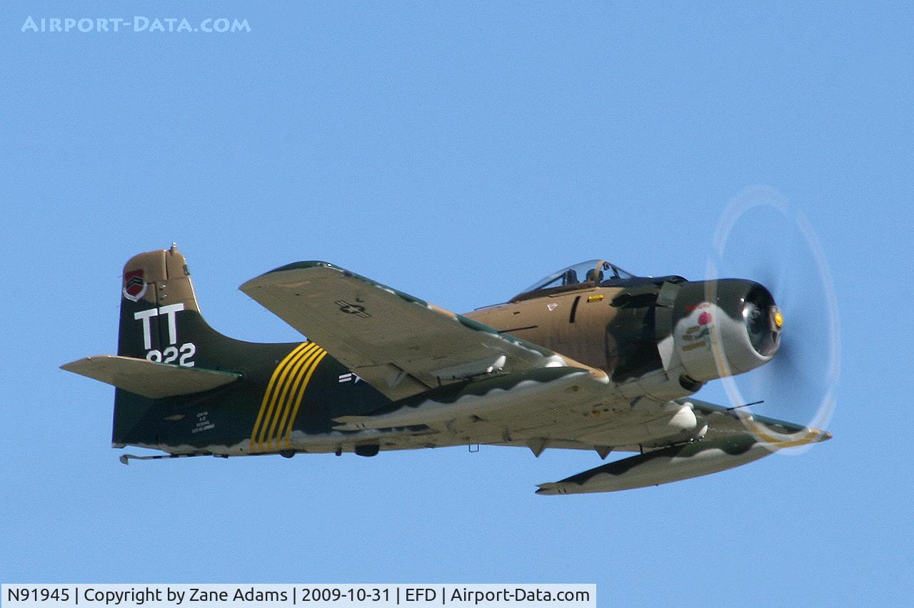 N91945, 1952 Douglas AD4-DW C/N 126882-SF85, At the Wings Over Houston Airshow