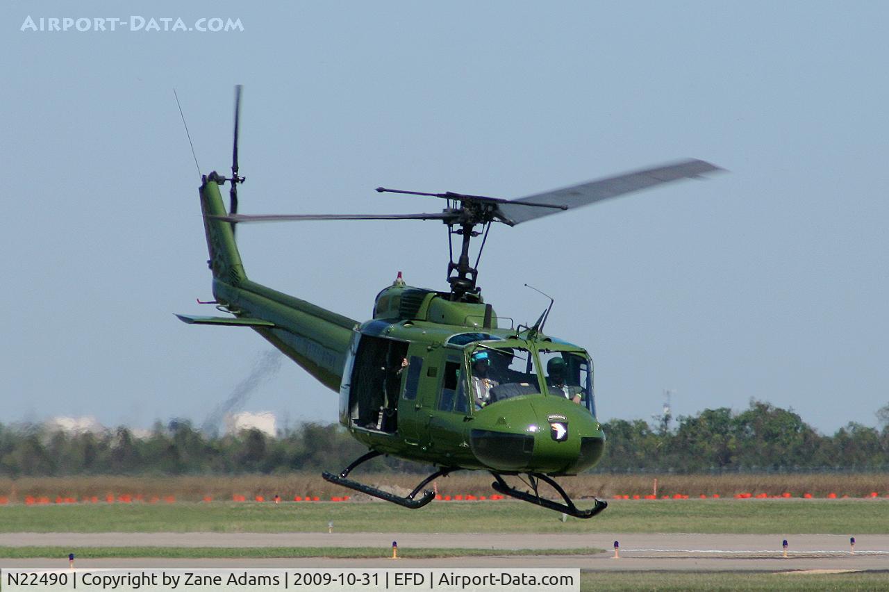N22490, 1974 Bell UH-1V Iroquois C/N 13814, At the Wings Over Houston Airshow