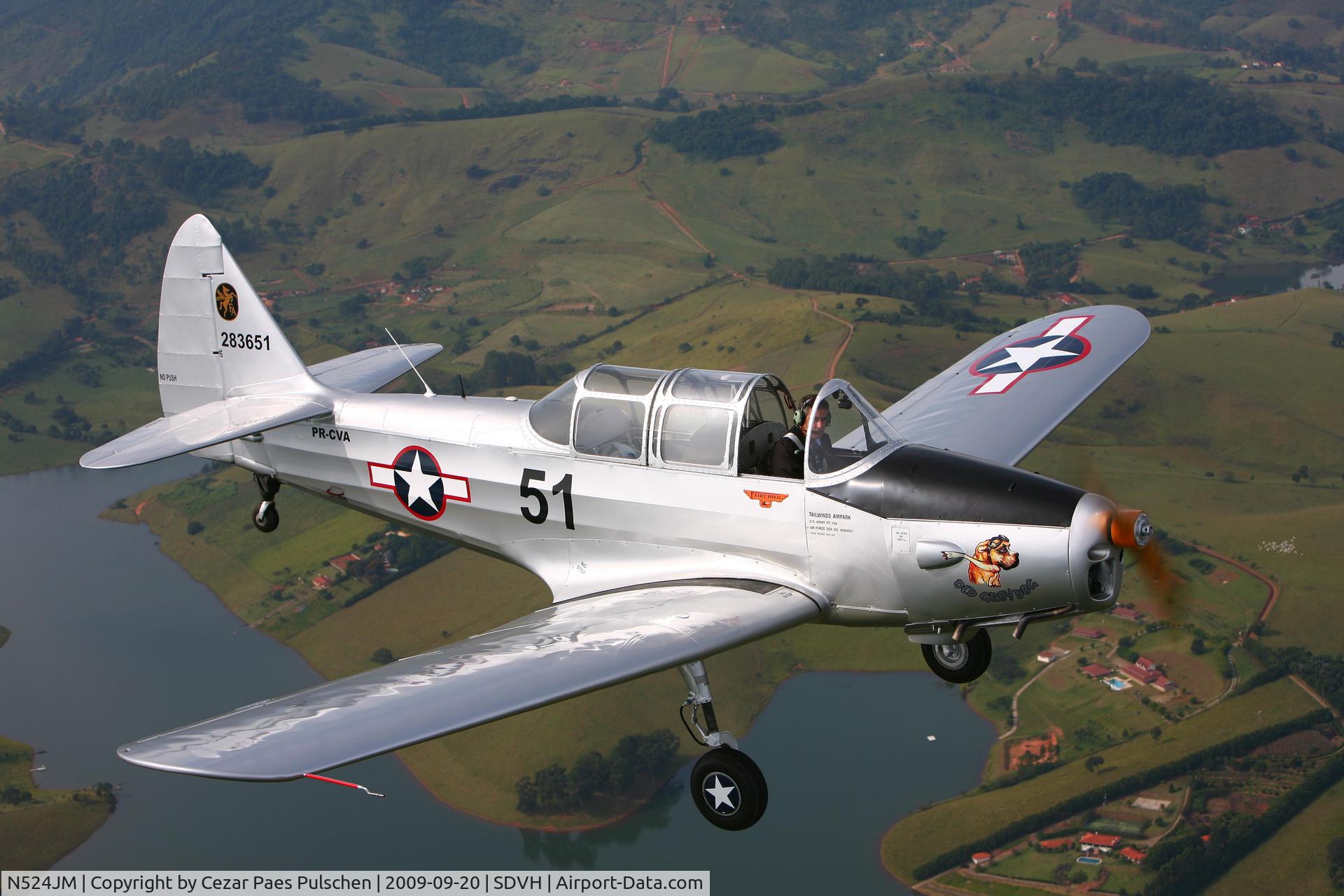 N524JM, 1944 Fairchild M-62A C/N T43-7238, The former N524JM, now PR-CVA under Brazilian registration