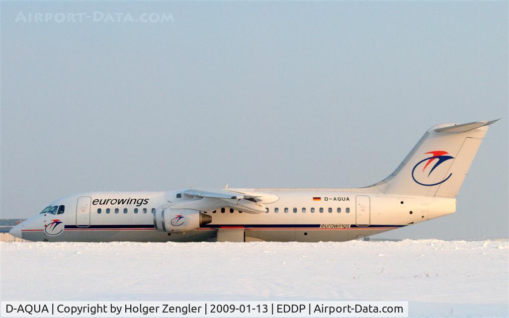 D-AQUA, 1988 British Aerospace BAe.146-300A C/N E3118, Snow-Glider