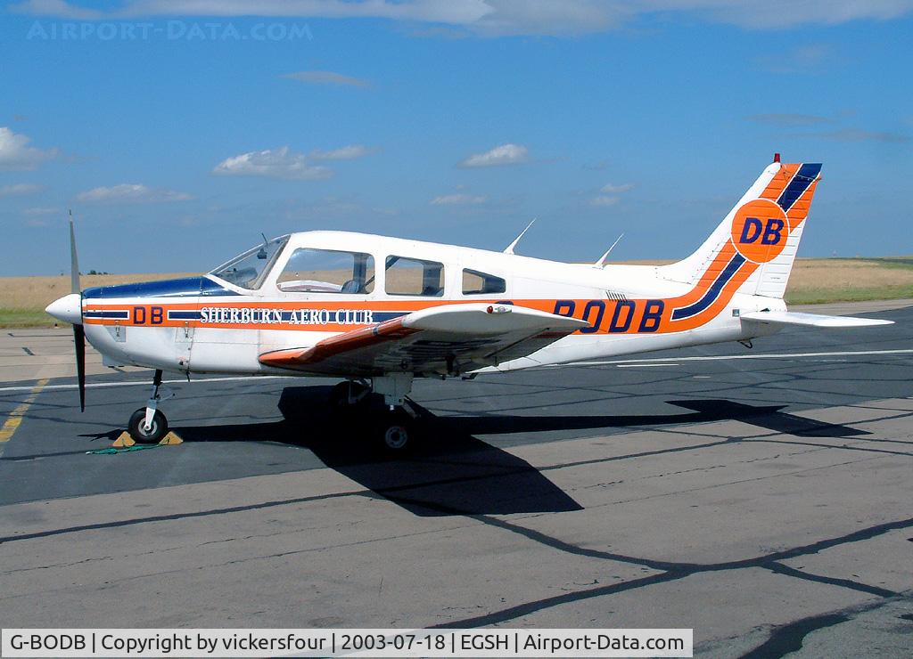G-BODB, 1988 Piper PA-28-161 Cherokee Warrior II C/N 2816042, Sherburn Aero Club