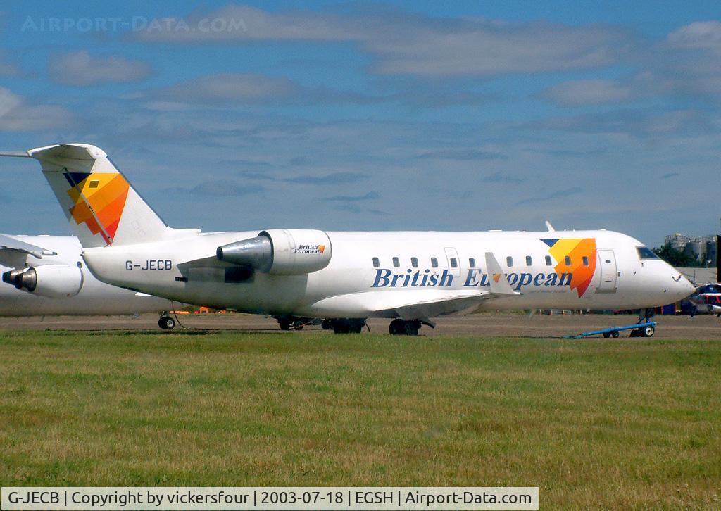 G-JECB, 2000 Canadair CRJ-200ER (CL-600-2B19) C/N 7393, British European