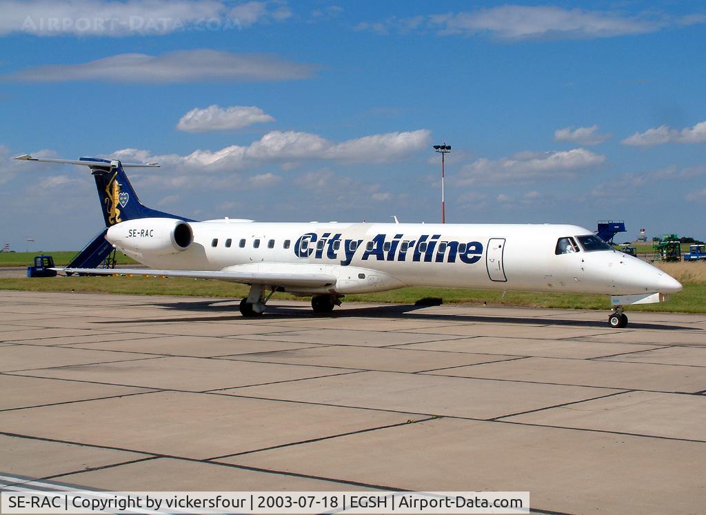 SE-RAC, 1998 Embraer ERJ-145LR (EMB-145LR) C/N 145098, City Airline