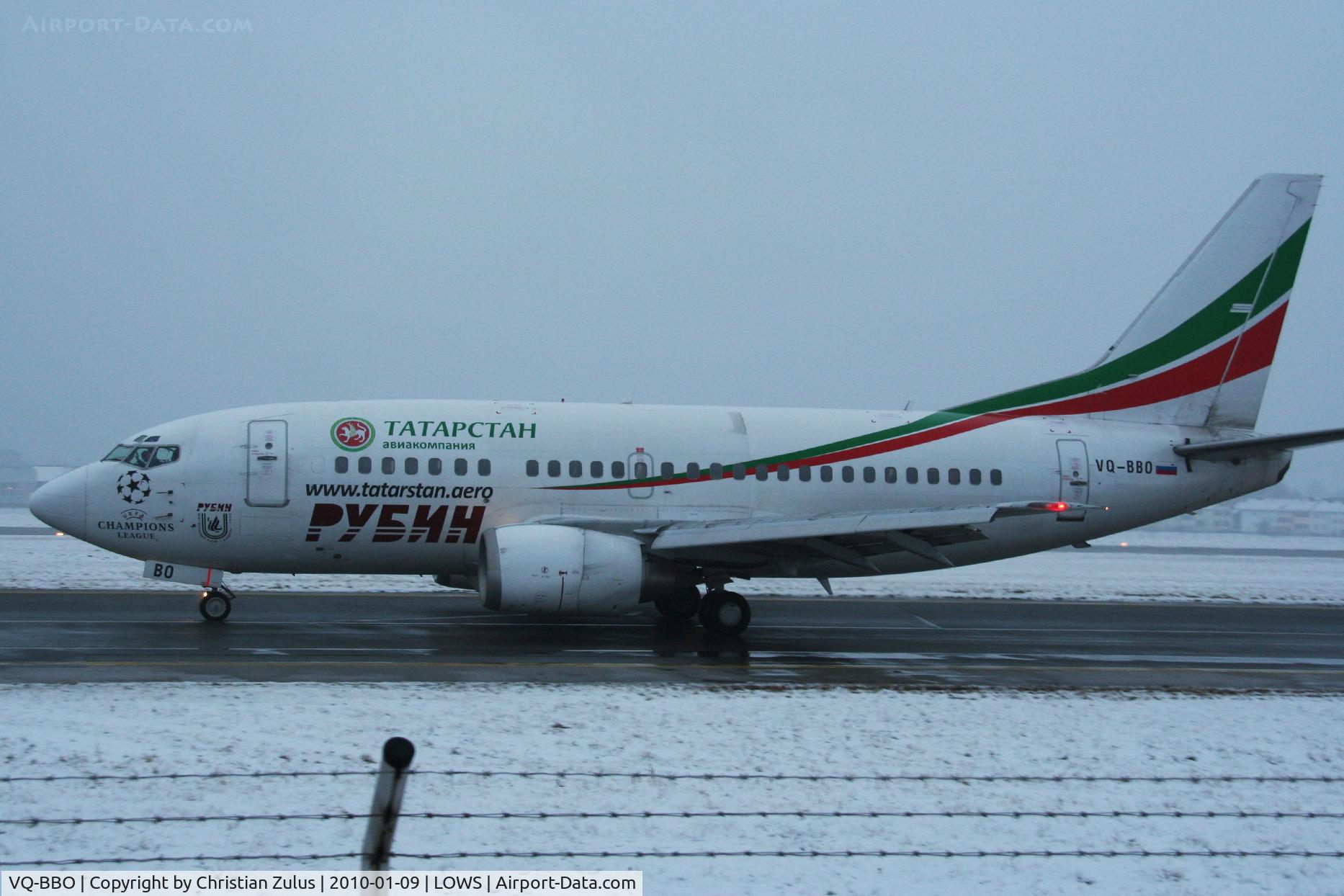 VQ-BBO, 1993 Boeing 737-548 C/N 25165, Tatarstan