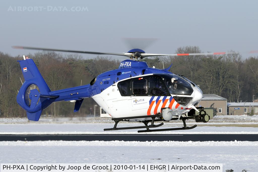 PH-PXA, 2009 Eurocopter EC-135P-2+ C/N 0760, January the 13rd the EC135 police helicopter fleet was declared operational and the good old Bolkows were retired.