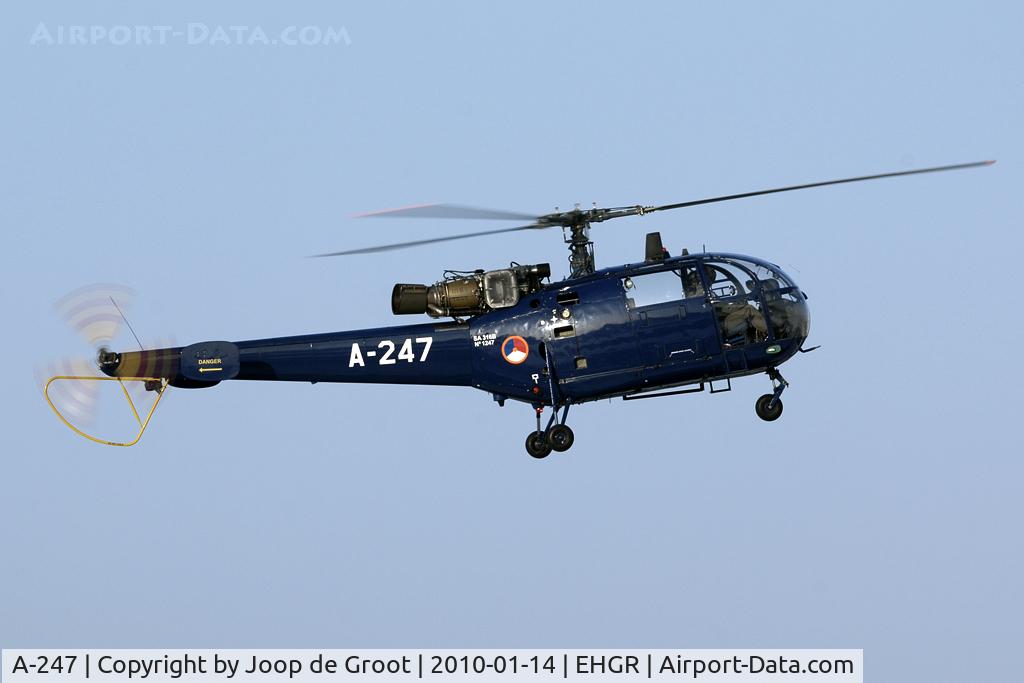 A-247, Aérospatiale SA-316B Alouette III C/N 1247, One of two active Alouettes this day.