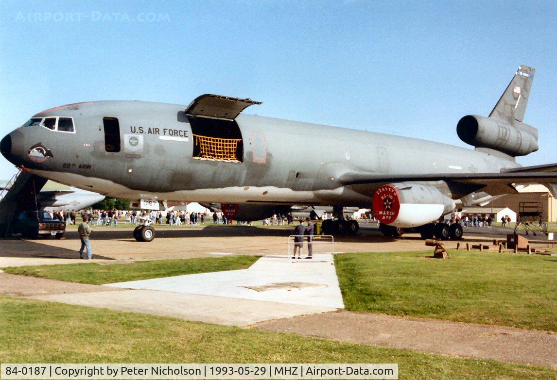84-0187, 1984 McDonnell Douglas KC-10A Extender C/N 48226, KC-10A Extender 