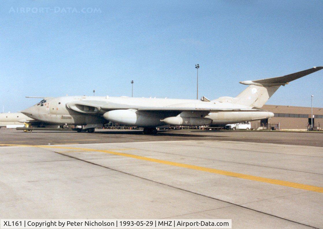XL161, 1961 Handley Page Victor K.2 C/N HP80/64, Victor K.2 of 55 Squadron at RAF Marham in the static park at the 1993 Mildenhall Air Fete.