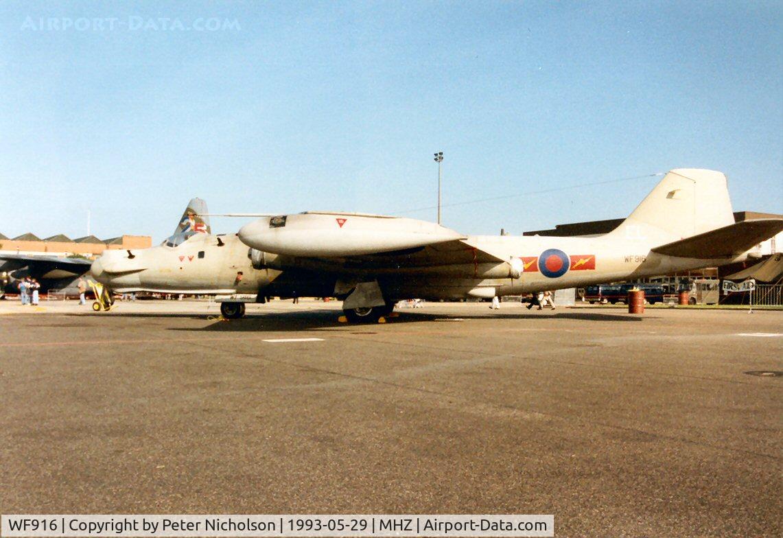 WF916, English Electric Canberra T.17 C/N EEP71103, Canberra T.17 of 360 Squadron on display at the 1993 Mildenhall Air Fete.