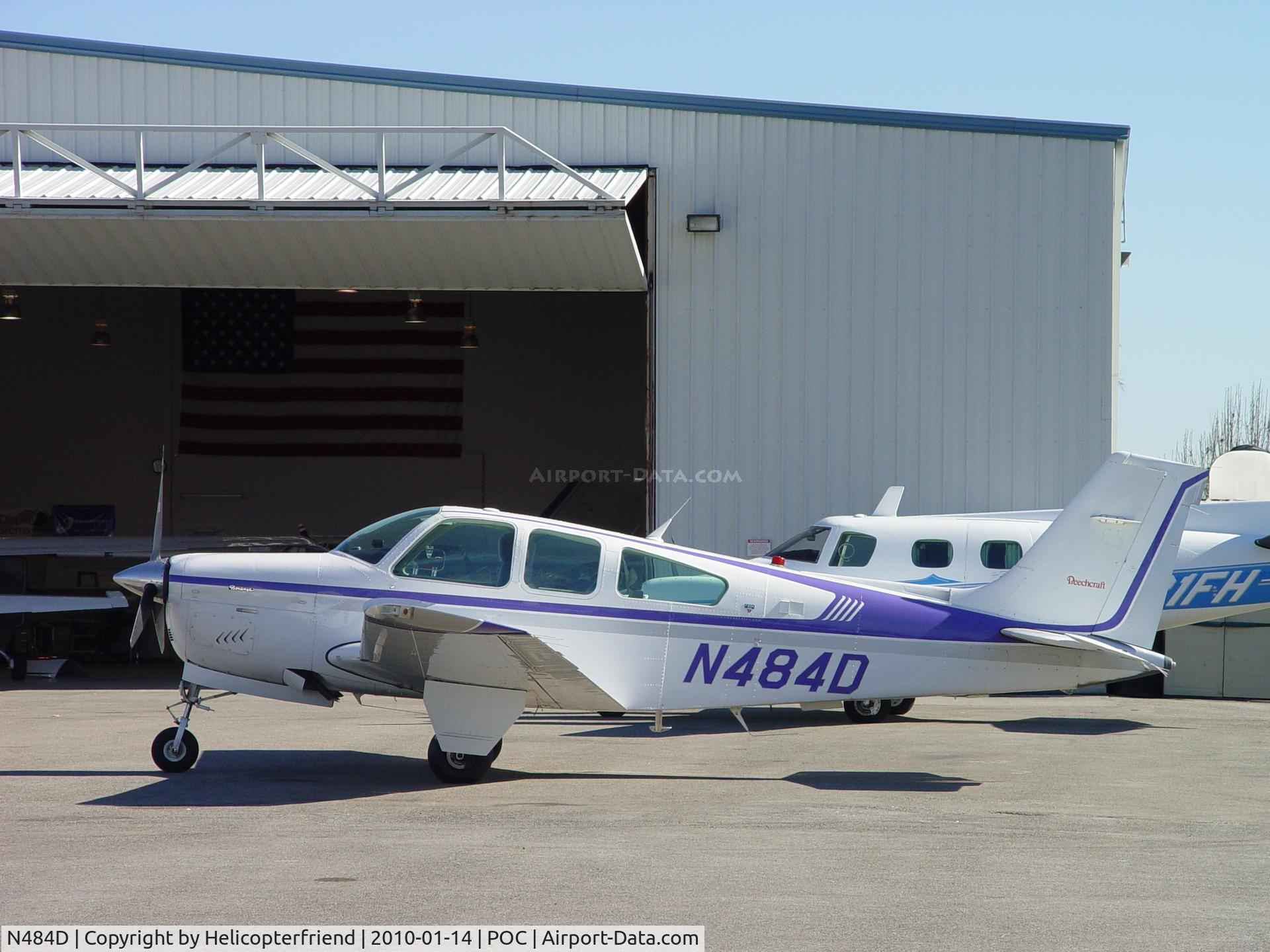 N484D, 1992 Beech F33A Bonanza C/N CE-1699, Parked at Howard Aviation