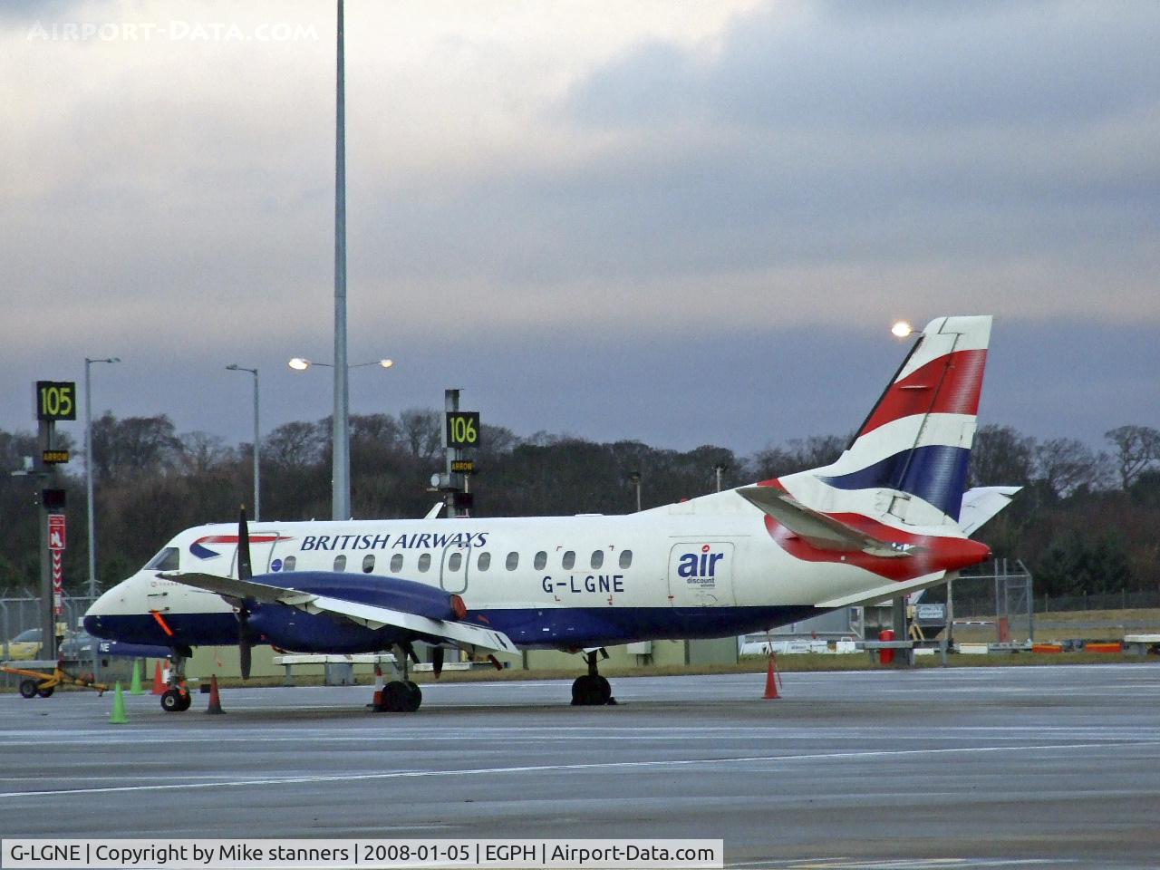 G-LGNE, 1989 Saab SF340B C/N 340B-172, BA/Loganair SF.340B At EDI