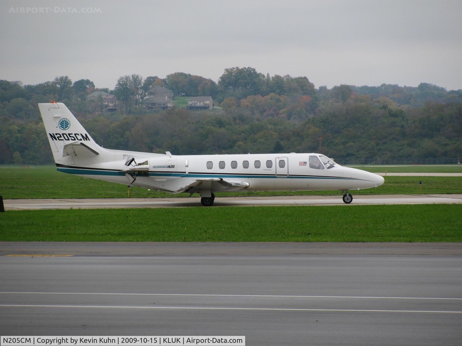 N205CM, 1994 Cessna 560 Citation V C/N 560-0250, Returning to Charlotte after a Lifeguard flight, if I remember correctly.