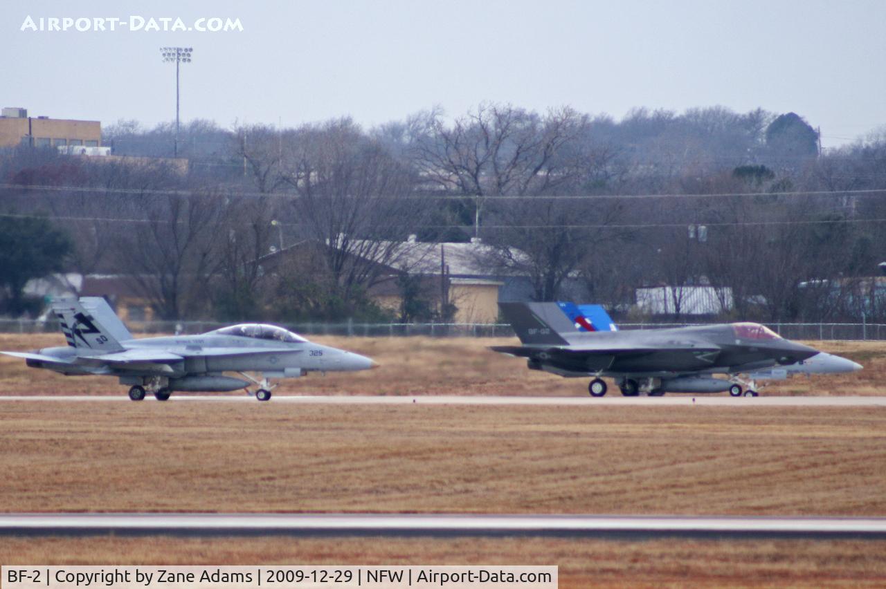 BF-2, 2009 Lockheed Martin F-35B Lightning II C/N BF-02, The second F-35B VTOL prototype ready to depart NFW for a ferry flight to Pax River.