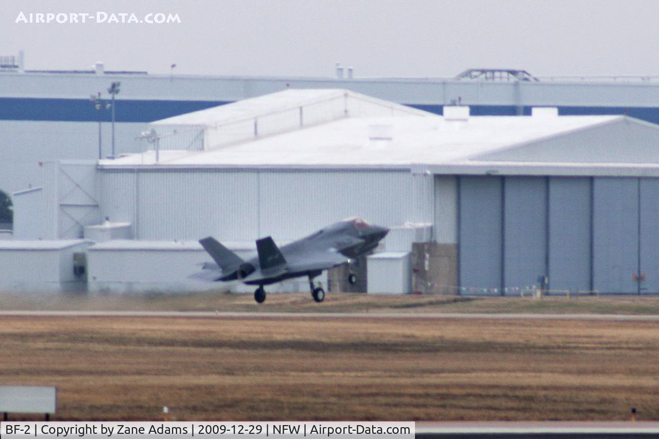 BF-2, 2009 Lockheed Martin F-35B Lightning II C/N BF-02, The second F-35B VTOL prototype departing NFW for a ferry flight to Pax River.