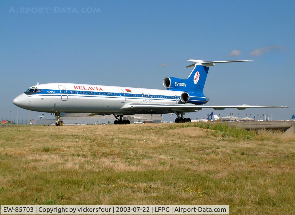 EW-85703, 1991 Tupolev Tu-154M C/N 91A878, Belavia