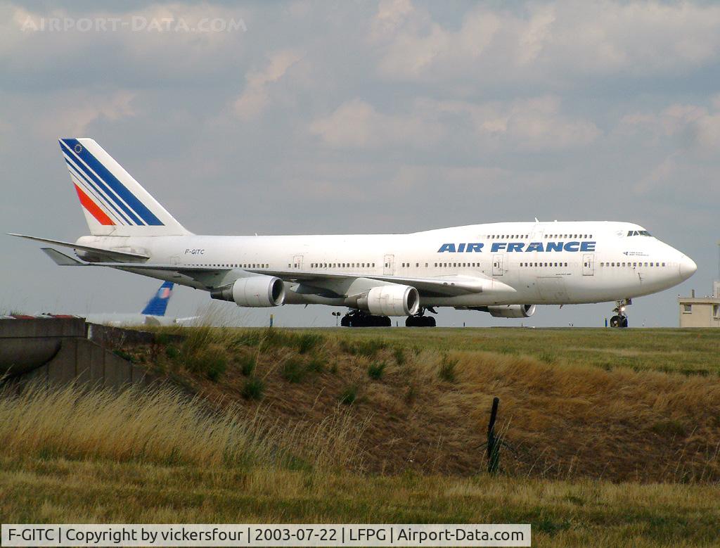 F-GITC, 1991 Boeing 747-428 C/N 25344, Air France