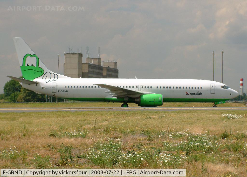 F-GRND, 1999 Boeing 737-85F C/N 28827, Euralair