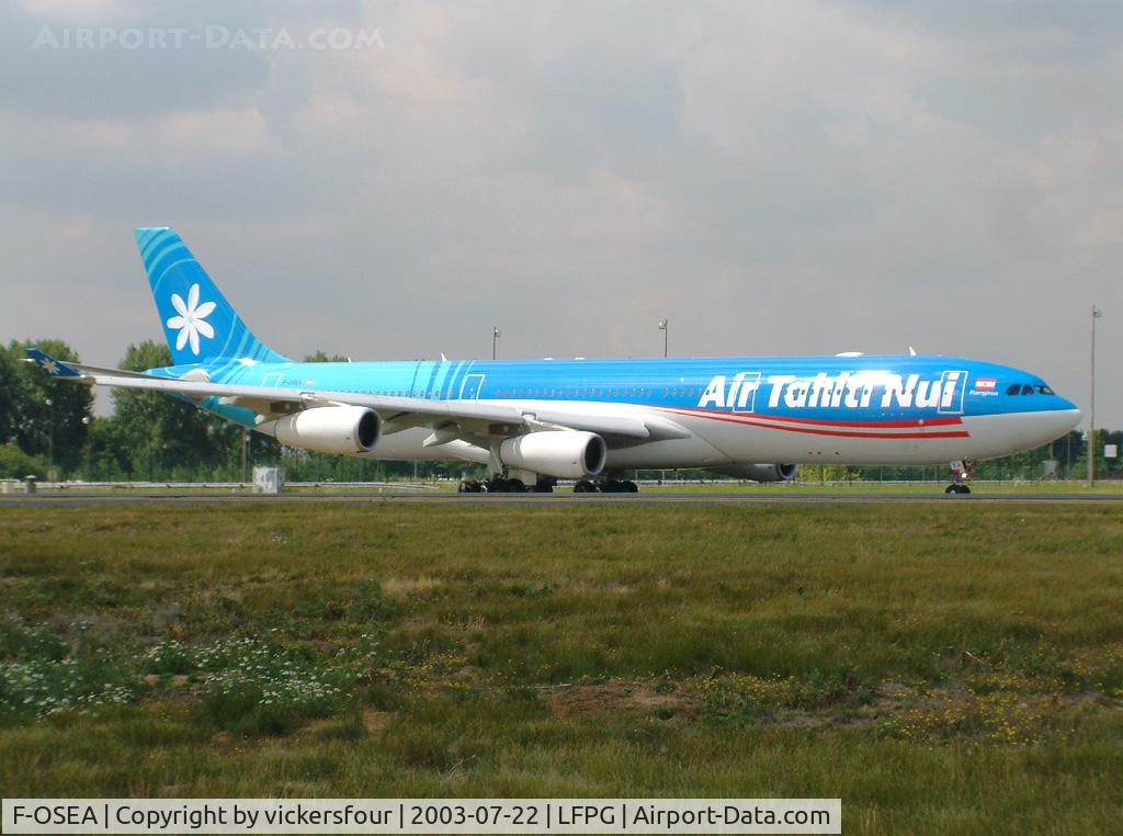 F-OSEA, 2001 Airbus A340-313 C/N 438, Air Tahiti Nui