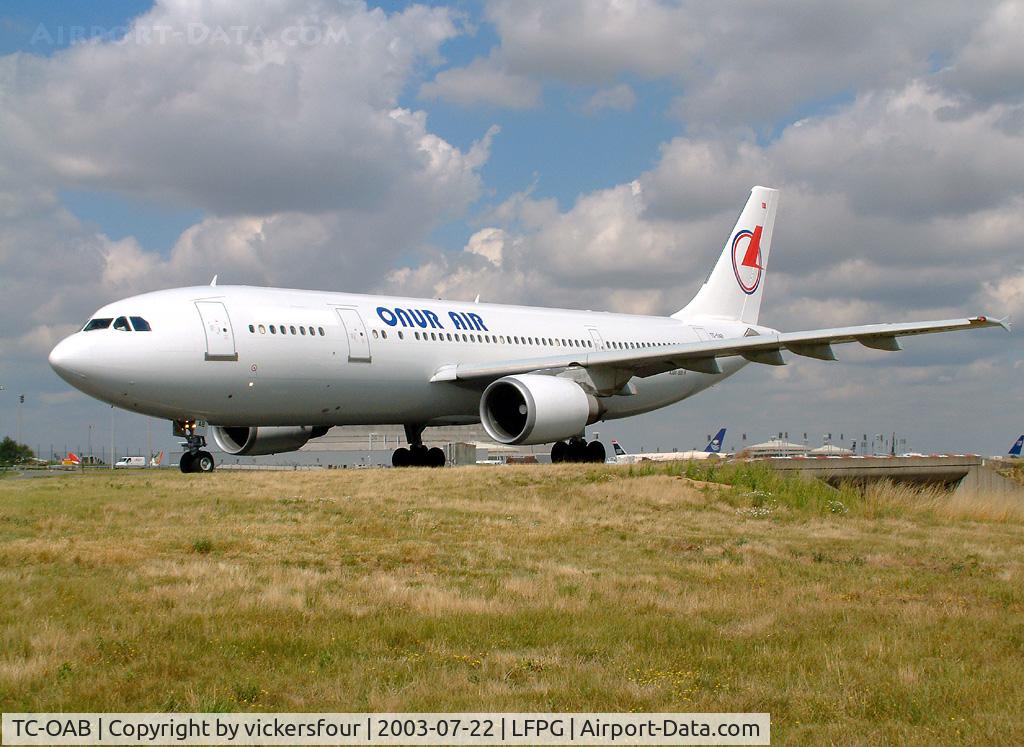 TC-OAB, 1995 Airbus A300B4-605R C/N 749, Onur Air