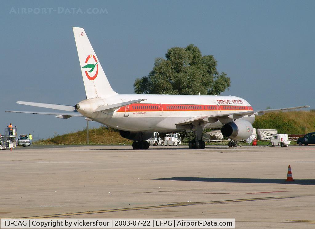 TJ-CAG, 1989 Boeing 757-23A C/N 24293, Cameroon Airlines. B757-23A (c/n 24293).