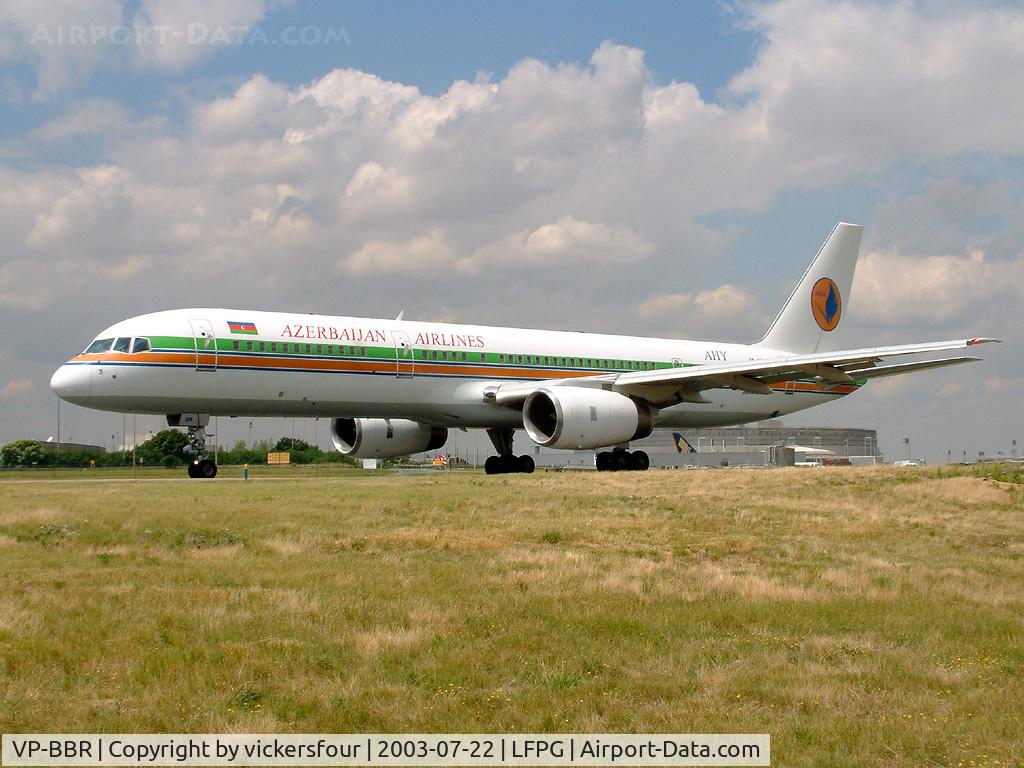VP-BBR, 2000 Boeing 757-22L C/N 29305/894, Azerbaijan Airlines